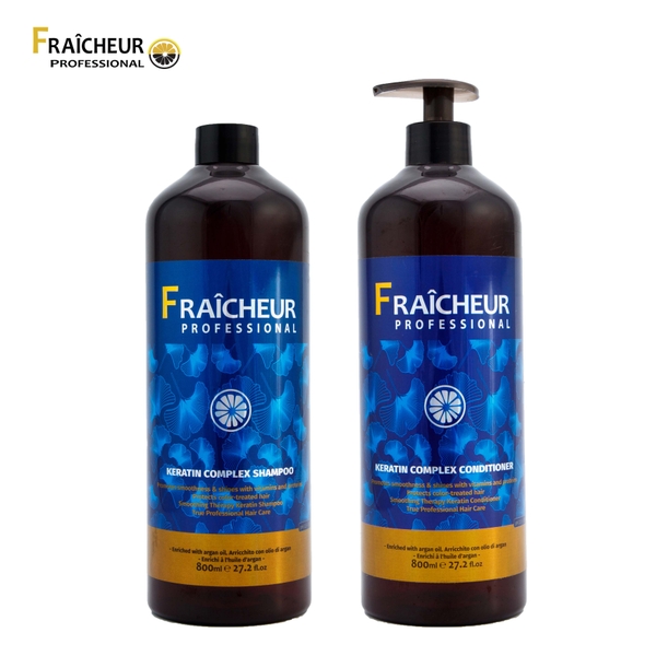Keratin fraicheur (phục hồi và tăng độ đàn hồi tóc) 800ml
