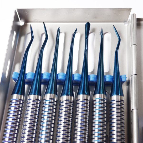 Bộ bẩy răng không sang chấn plasma xanh cao cấp (bộ 7 chi tiết) - elite