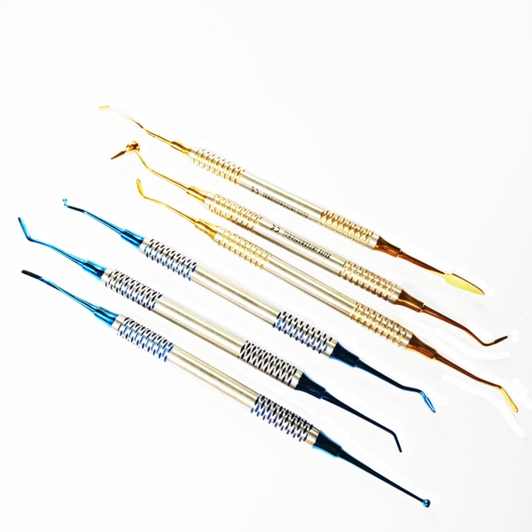 Bộ trám răng không dính vàng xanh cao cấp (bộ 6 chi tiết) - elite