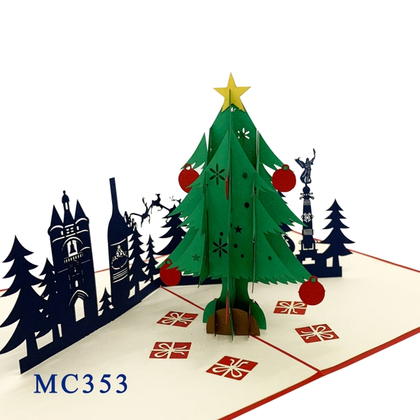 Christmas Tree Pop Up Card