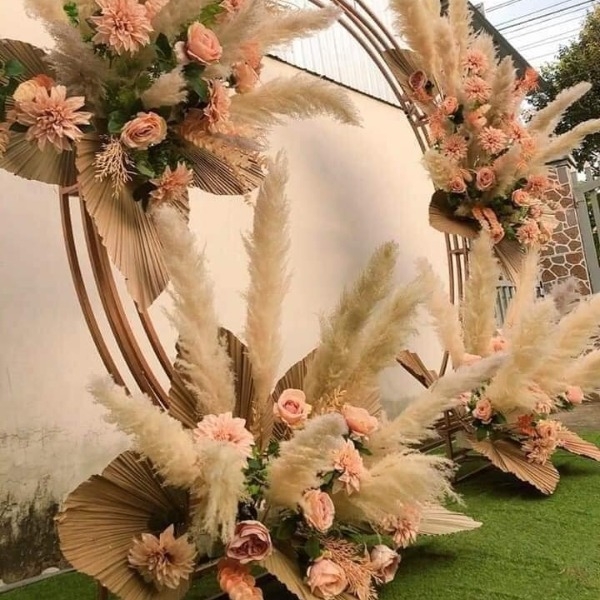 DRY PAMPAS GRASS FLOWER DECORATION