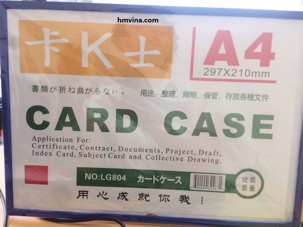 BÌA ĐỰNG TÀI LIỆU A4 CARD CASE CÓ NAM CHÂM