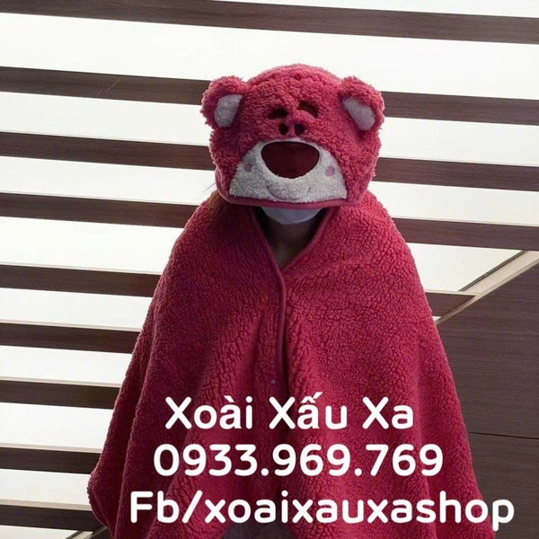 Áo choàng giữ ấm Lotso - Pooh