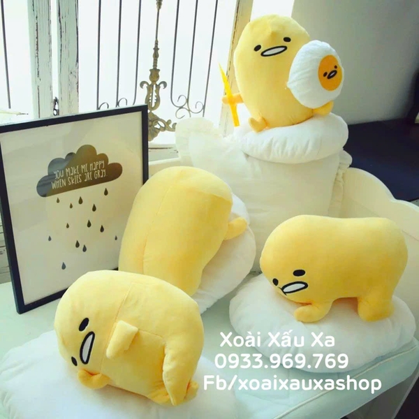 GẤU BÔNG GUDETAMA TRỨNG LƯỜI 40cm