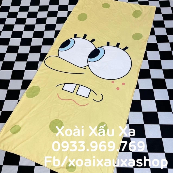 Khăn tắm SpongeBob - Patrick ( 1m2 * 60 cm )