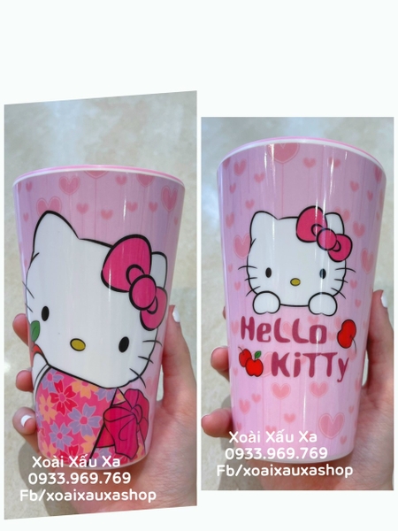 LY NƯỚC NHỰA HELLO KITTY 400ml