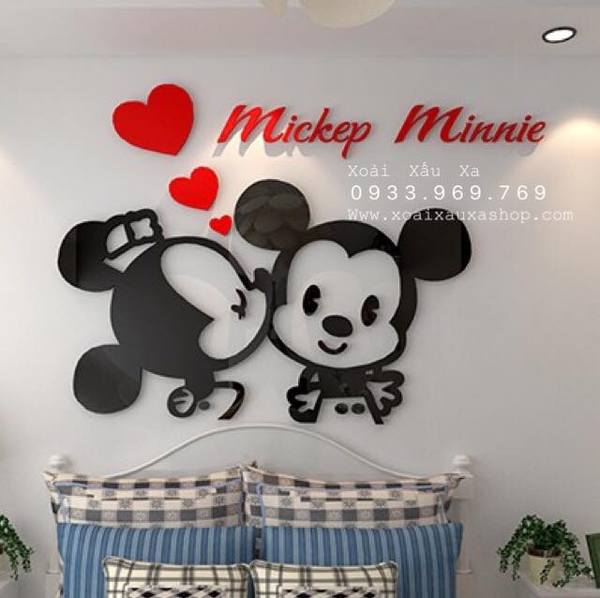 Decal mica trang trí tường