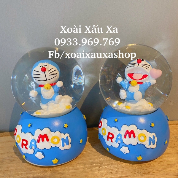 QUẢ CẦU TUYẾT DORAEMON CÓ NHẠC