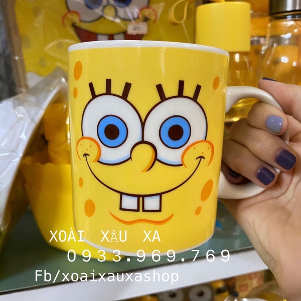 LY SỨ HOẠT HÌNH SPONGEBOB BỌT BIỂN