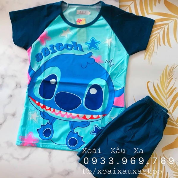 BỘ ÁO QUẦN THUN STITCH