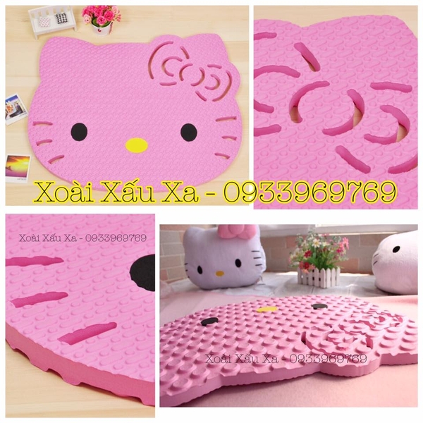 Thảm mút xốp Kitty