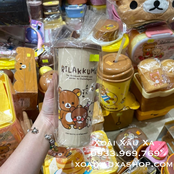 Ly nước nhựa Rilakkuma thái lan