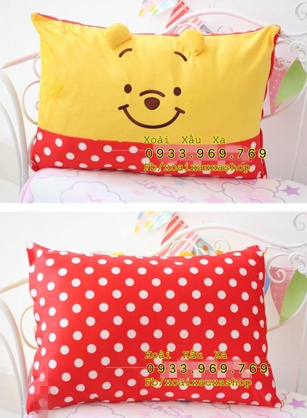 ÁO BAO GỐI NẰM GẤU POOH