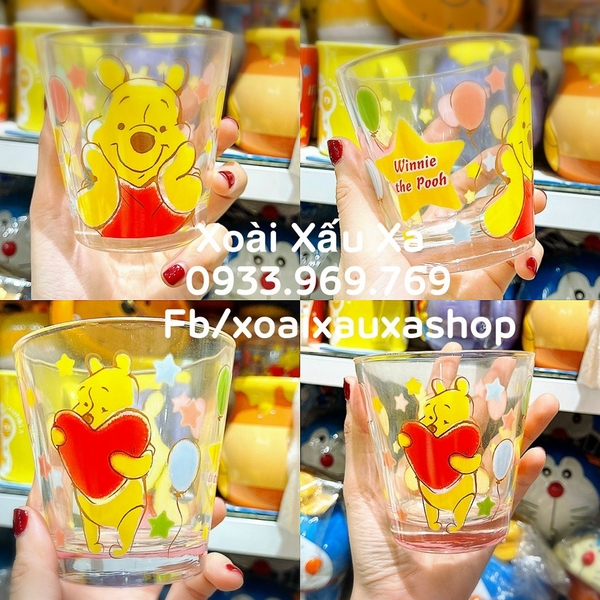 LY THUỶ TINH POOH, RILAKKUMA, SPONGEBOB