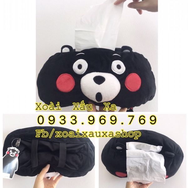 BỌC HỘP GIẤY GẤU BÔNG KUMAMON