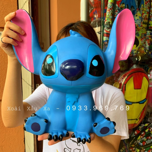 Mô hình ống tiết kiệm hoạt hình STITCH DISNEY( 40*35cm)