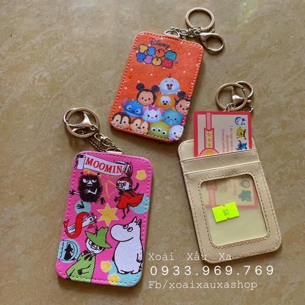 MÓC KHOÁ ĐỰNG THẺ, ATM, MEMBERCARD... HOẠT HÌNH TSUM