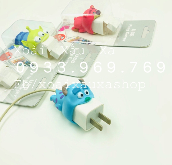 BẢO VỆ SẠC IPHONE ( STITCH - SULLEY - LOTSO )