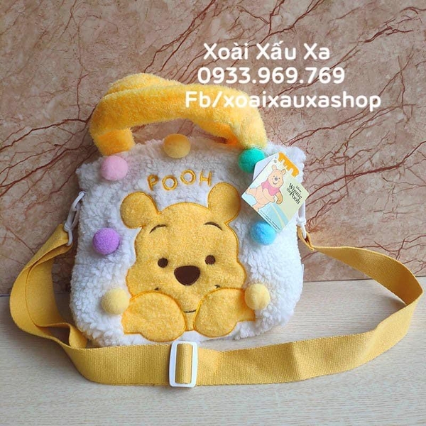 TÚI XÁCH ĐEO CHÉO GẤU BÔNG GẤU WINNIE THE POOH