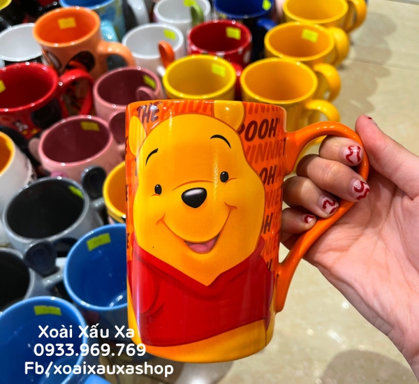 LY SỨ HÀNG STORE DISNEY GẤU POOH MÀU CAM