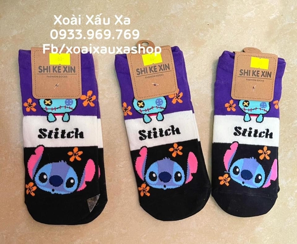 VỚ CHÂN HOẠT HÌNH STITCH