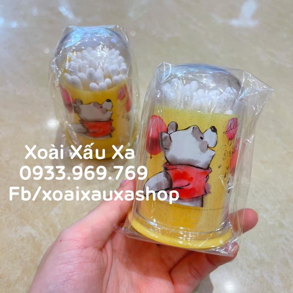 HỘP ĐỰNG TĂM BÔNG POOH (1 cái)