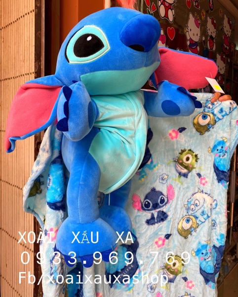 BỘ MỀN GỐI 2IN1 CON GẤU BÔNG STITCH DISNEY