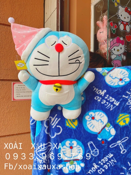 BỘ GỐI MỀN 2IN1 GẤU BÔNG ĐORAEMON