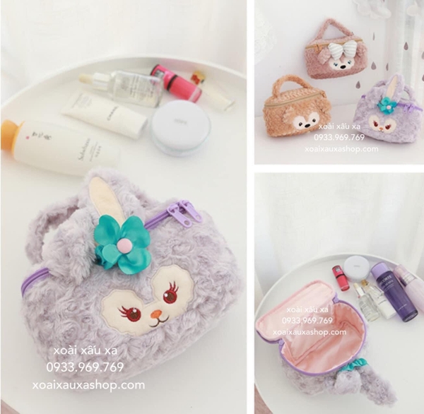 TÚI ĐỰNG ĐỒ MAKE UP, NAIL... DUFFY BEAR & FRIENDS DISNEY