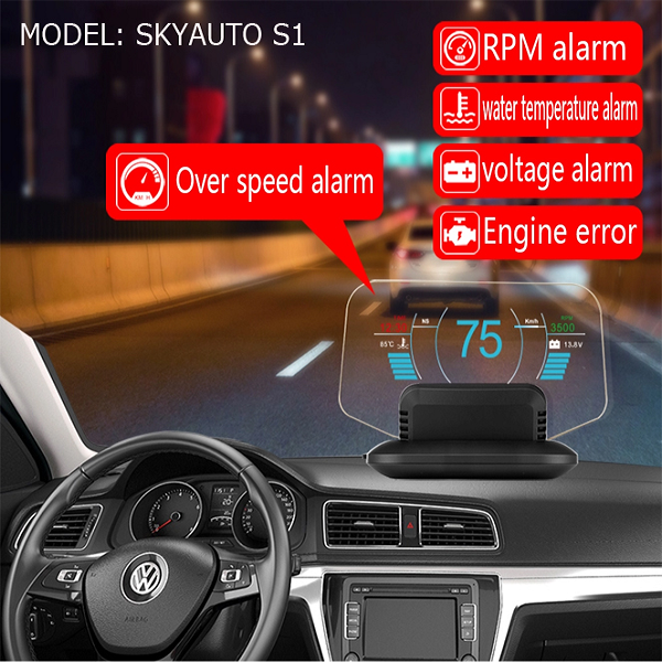 Hiển thị tốc độ trên kính lái HUD S1