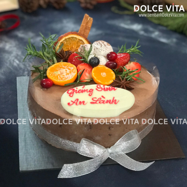 Bánh giáng sinh (Christmas cake) Chocolate Mousse Bánh Giáng Sinh (Christmas Cake) Chocolate Mousse