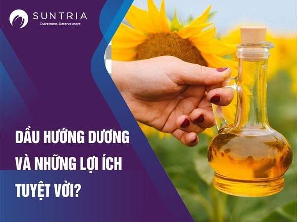 Dầu hướng dương và những lợi ích tuyệt vời có thể bạn chưa biết