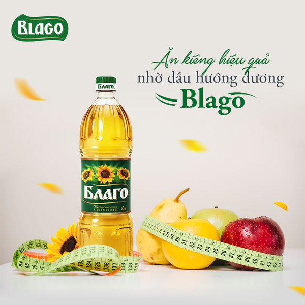 ĂN KIÊNG HIỆU QUẢ NHỜ DẦU HƯỚNG DƯƠNG BLAGO