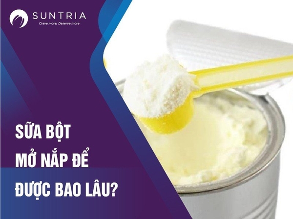 Sữa bột mở nắp để được bao lâu thì không bị mất chất?