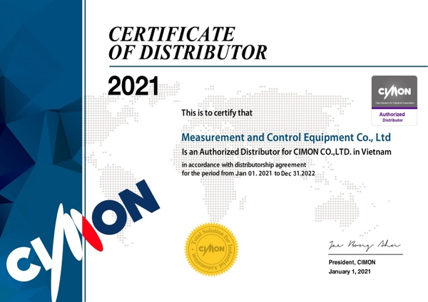 Cimon Việt Nam - Đại diện phân phối thiết bị tự động hóa CIMON – Hàn Quốc tại Việt Nam
