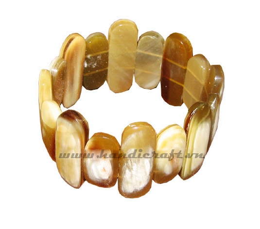 Horn bangle bracelet