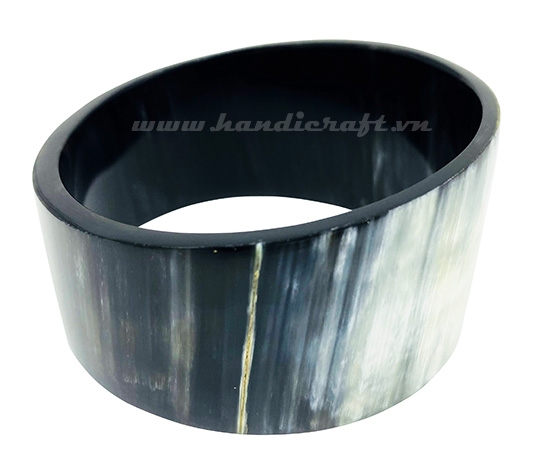 Horn bangle bracelet