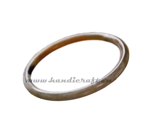 Horn bangle bracelet