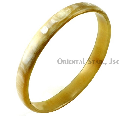 Natural horn bangle bracelet