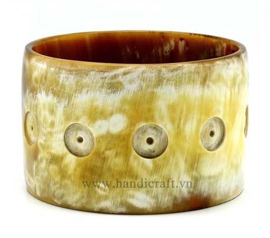 Natural horn bangle bracelet