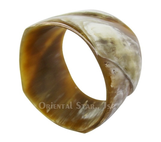 Natural horn bangle bracelet