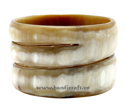 Buffalo horn bangle bracelet