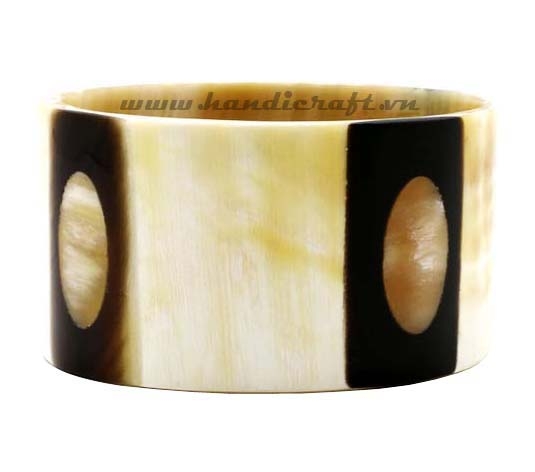 Buffalo horn bangle bracelet