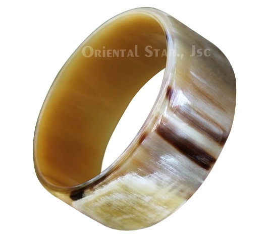 Natural horn bangle bracelet