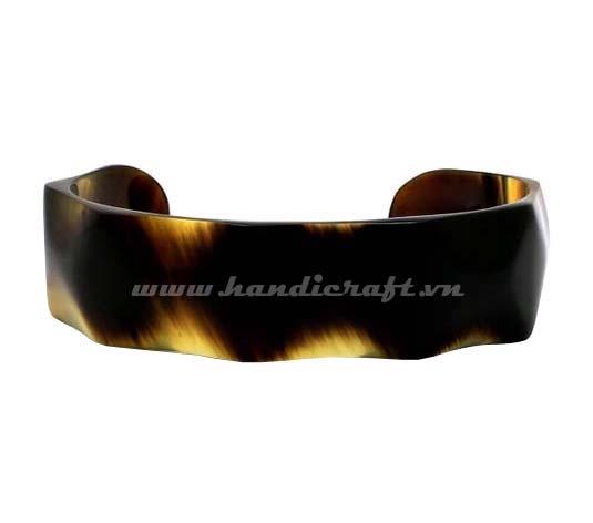 Natural small horn cuff bracelet