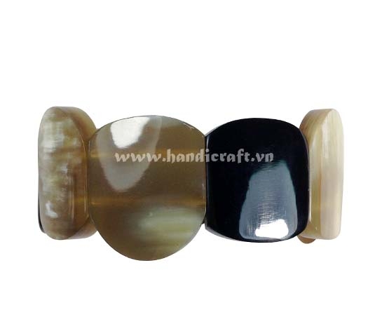 Horn bangle bracelet