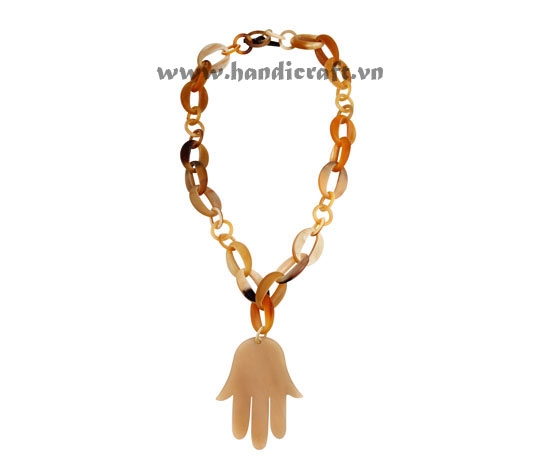 Honey horn with hand pendant