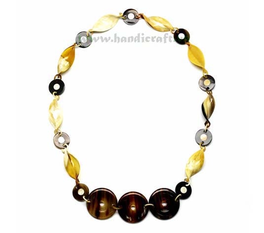 Curve horn links with round horn pendant