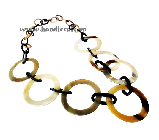 Big horn circles necklaces