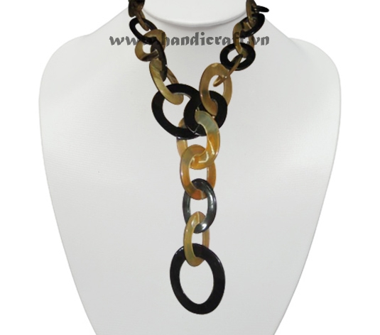 Buffalo horn necklace